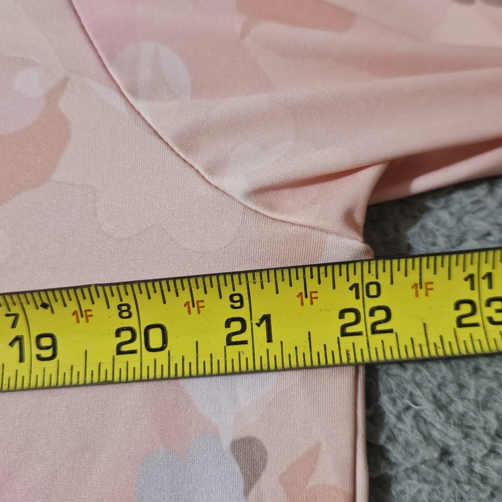 Bad Birdie Polo Shirt Mens Large Pink Camo Golf Stretch Short Sleeve Athletic - Picture 6 of 7